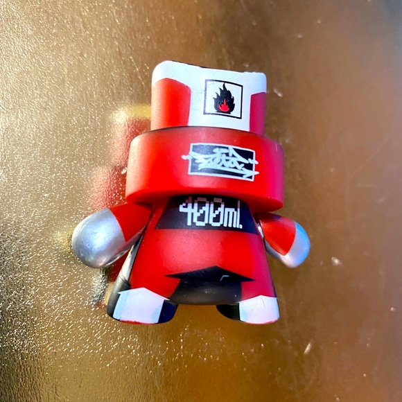 KIDROBOT FATCAP SERIES 1 ARTIST ZETA 2006 RED CHARACTER 2” - Picture 3 of 12